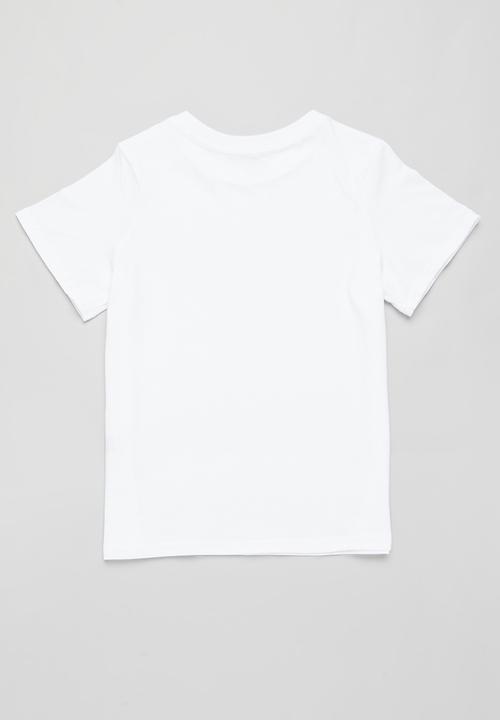 Pop Candy - Younger boys 2 pack basic tee - black & white