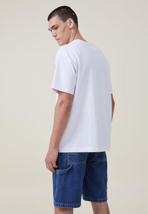Cotton On - Carpenter short - mid blue denim