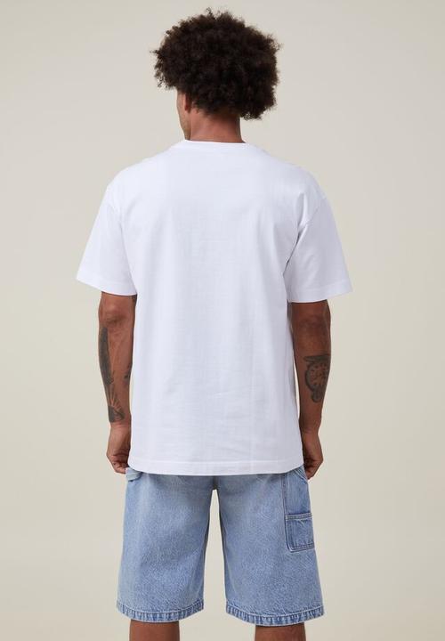 Cotton On - Carpenter short - washed out denim