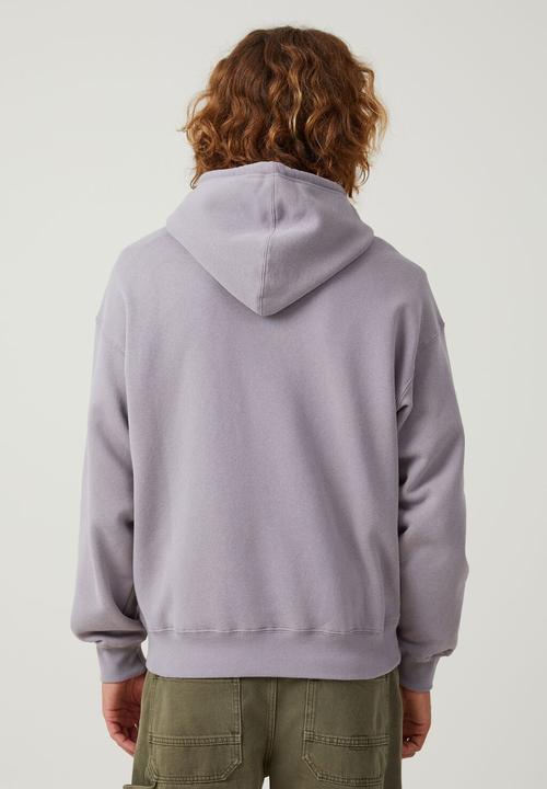 Cotton On - Mack trucks oversized hoodie - lcn mac washed brick / monochrome logo