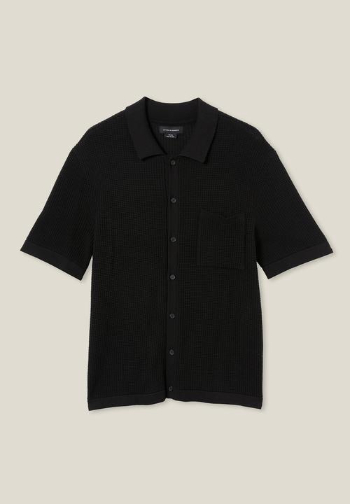 Cotton On - Pablo short sleeve shirt - black