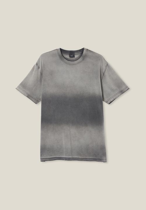 Cotton On - Sun fade T-shirt - washed black
