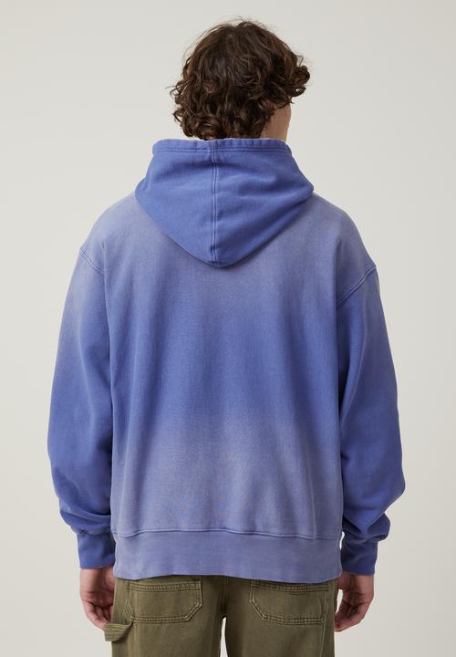 Cotton On - Sun faded oversized hoodie - mazarine blue