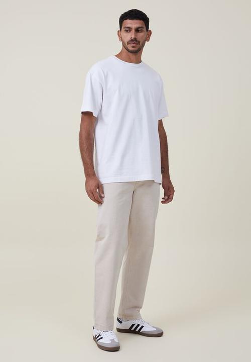 Cotton On - Loose fit pant - carpenter washed stone twill