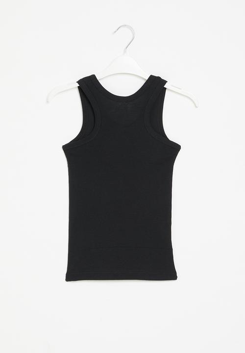 Pop Candy - Ribbed vest - black1