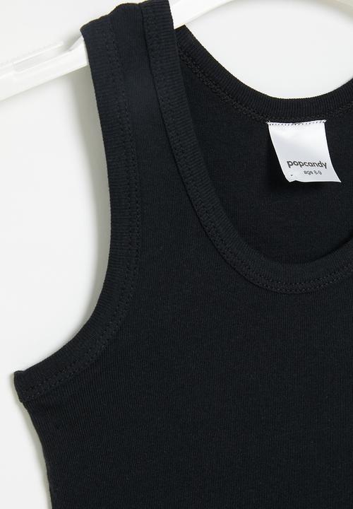 Pop Candy - Ribbed vest - black1