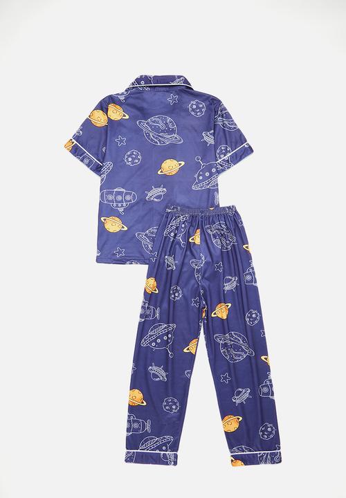 Pop Candy - Shirt & pants pj set - blue