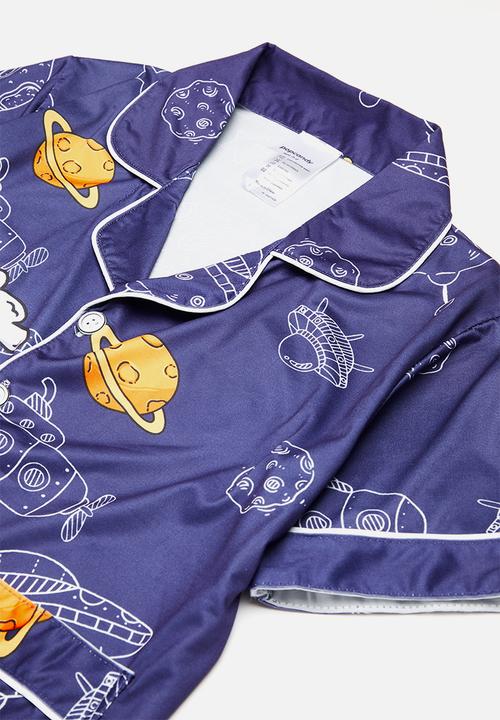 Pop Candy - Shirt & pants pj set - blue
