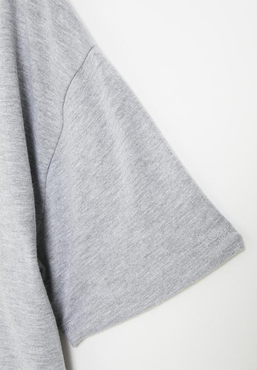 Rebel Republic - Boys printed tee - grey melange 