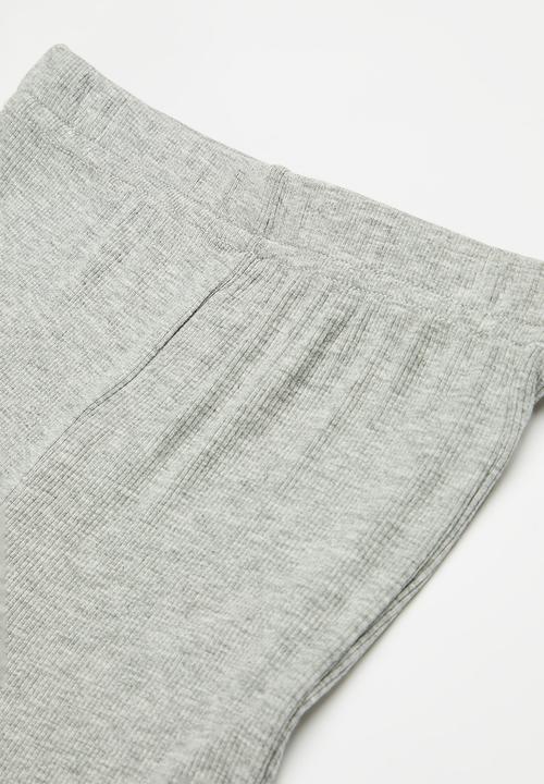 Pop Candy - Tee & flare legging set - grey