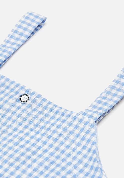 Pop Candy - Tee & short set - blue & white