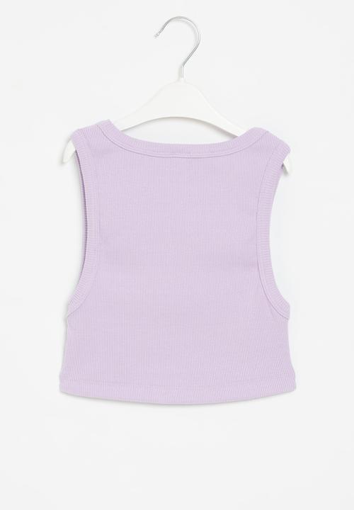 Rebel Republic - Ribbed tank - lilac
