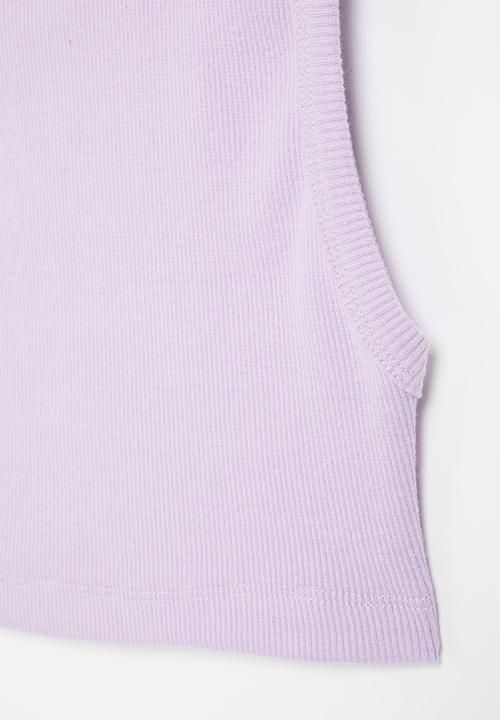 Rebel Republic - Ribbed tank - lilac