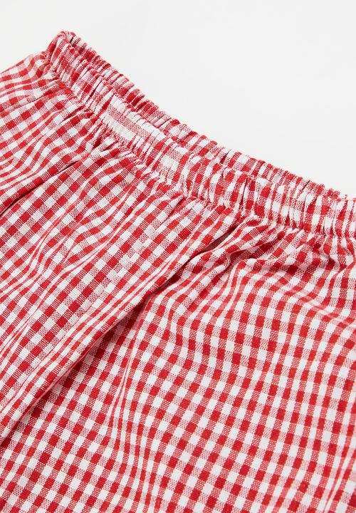 Pop Candy - Top & short set - red & white