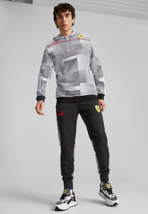 PUMA - Ferrari race camo sds hoodie sweat - puma black aop