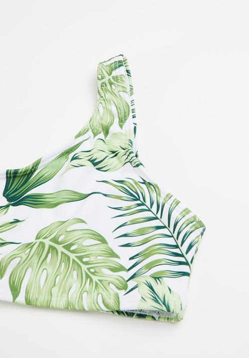 Pop Candy - 2 Piece bikini set - green & white
