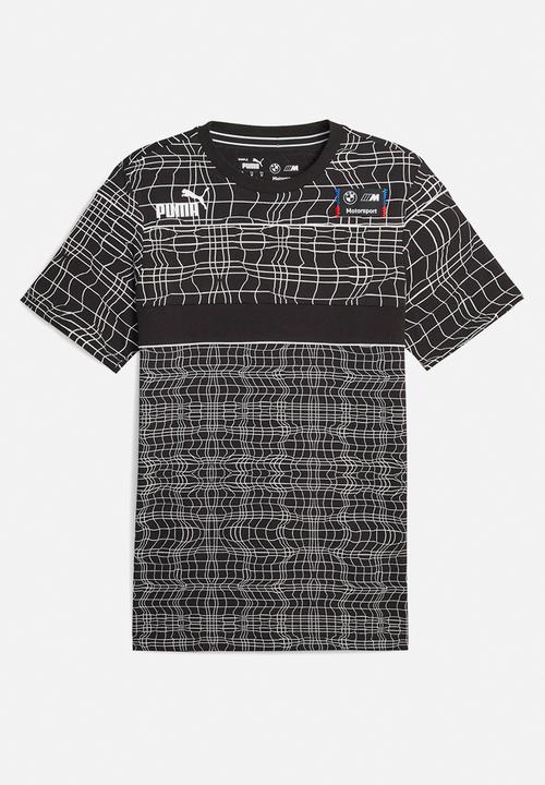 PUMA - Bmw mms camo sds tee - puma black aop