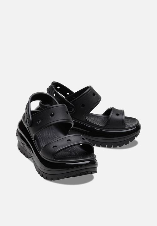 Crocs - Classic mega crush sandal - black