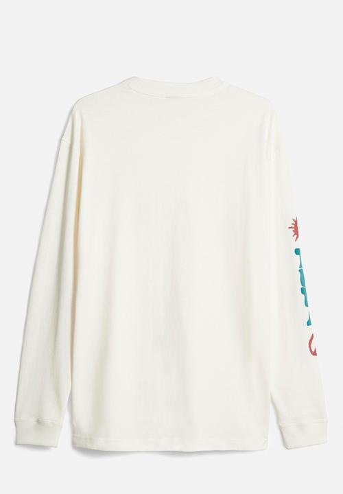 PUMA - Downtown long sleeve tee - warm white 
