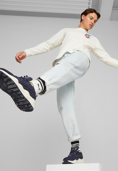 PUMA - Downtown long sleeve tee - warm white 