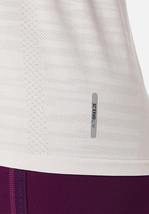 ASICS - Seamless short sleeve top - lilac hint/deep mauve