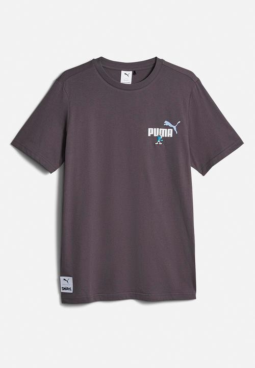 PUMA - Puma X The Smurfs graphic tee - charc grey