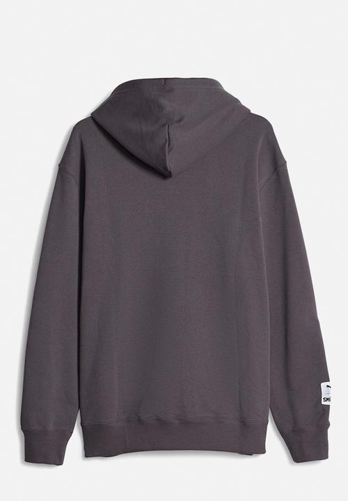 PUMA - Puma x Smurfs graphic hoodie - charcoal grey 