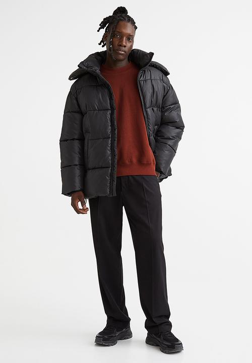 H&M - Oversized fit cotton sweatshirt - rust red