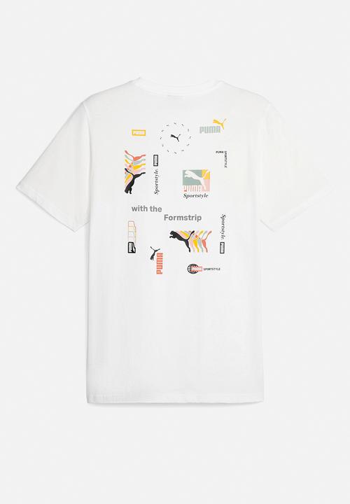 PUMA - Classics brand love tee - white 