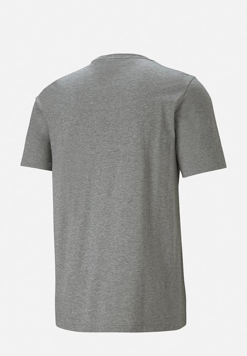 PUMA - Ess+ 2 col logo tee - grey 