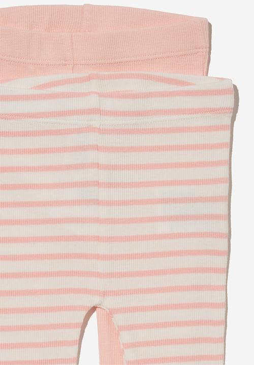 Cotton On - 2 pack essentials skinny legging - pinky organic