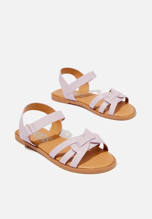Cotton On - Georgie cross over sandal - lilac drop