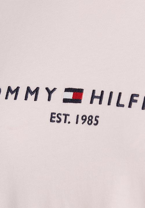 Tommy Hilfiger - Regular Hilfiger crew neck tee short sleeve - pastel pink