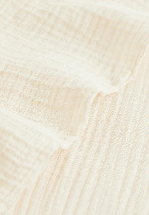 H&M - Cotton muslin tablecloth - light beige