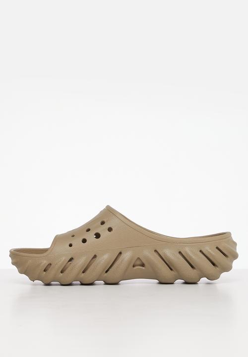 Crocs - Echo slide black sandal - tumbleweed