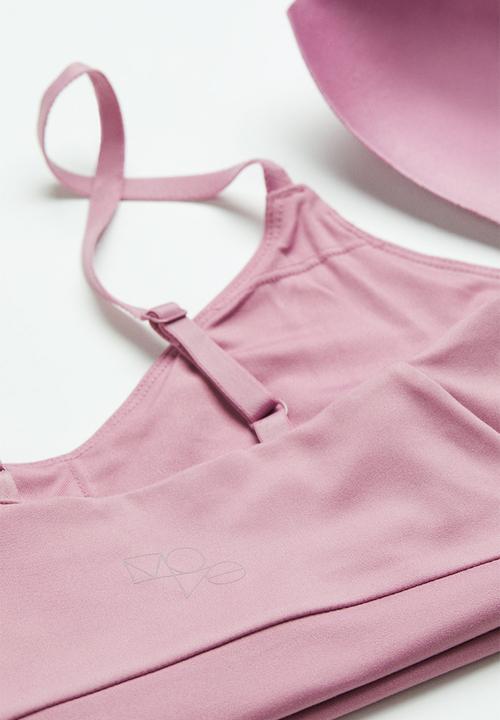 H&M - Softmove™ light support sports bra - pink