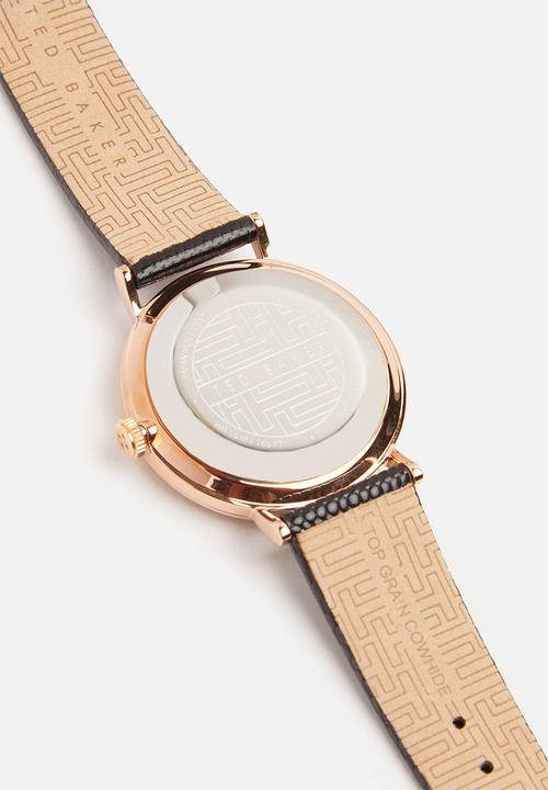 Ted Baker - Flamingo dail and bracelet set - black/rose gold