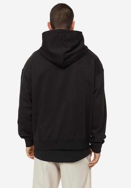 H&M - Oversized fit hoodie - black/venice