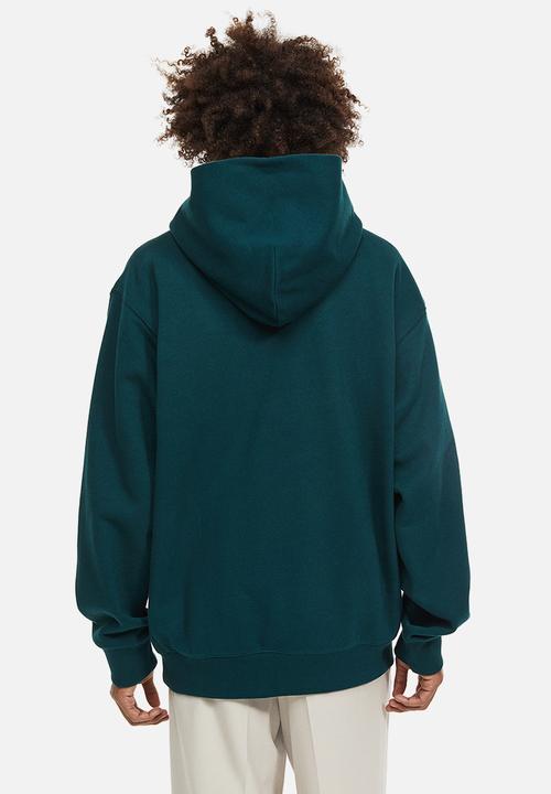 H&M - Oversized fit cotton hoodie - forest green