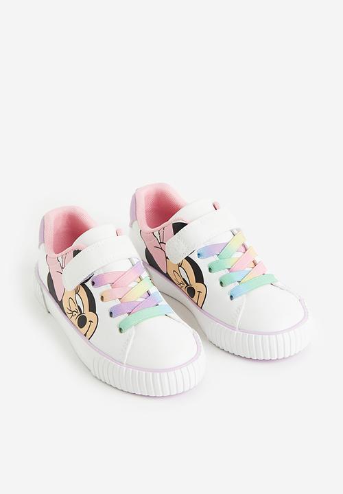 H&M - Printed trainers - white/minnie mouse 