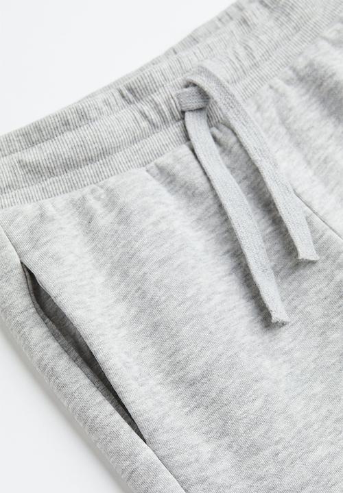 H&M - Joggers - grey marl & black 