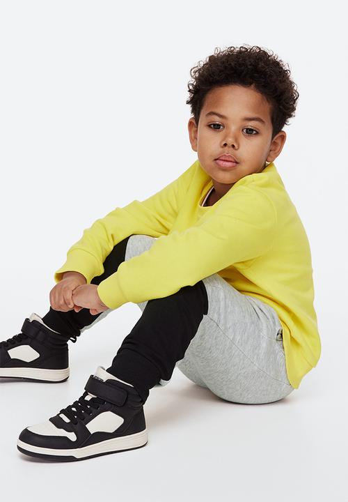H&M - Joggers - grey marl & black 