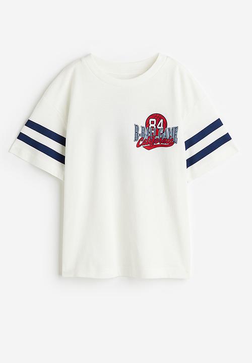 H&M - Jersey t-shirt - white / los angeles