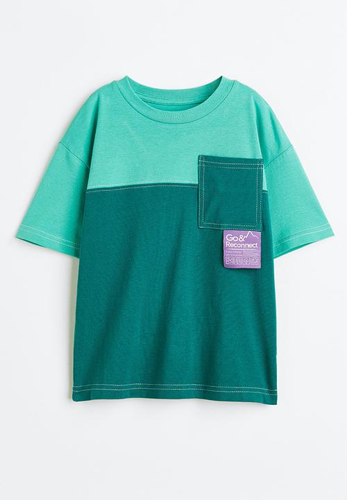 H&M - Jersey t-shirt - green multi