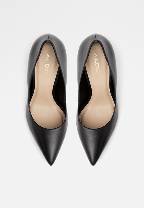 ALDO - Kennedi leather heel - black