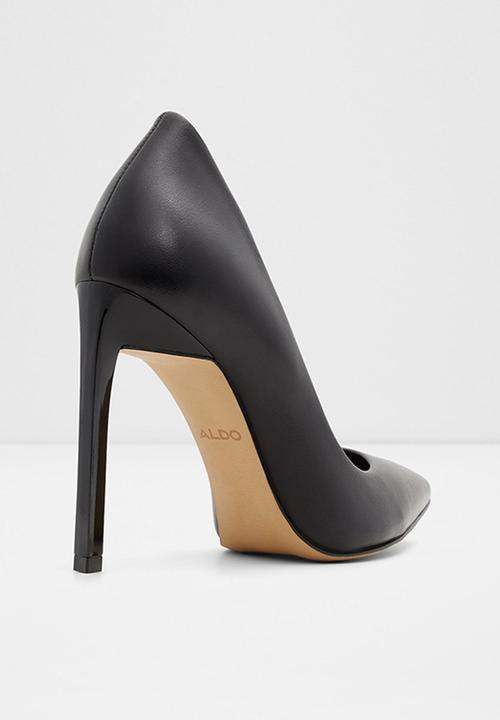 ALDO - Kennedi leather heel - black