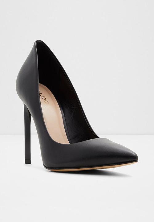 ALDO - Kennedi leather heel - black