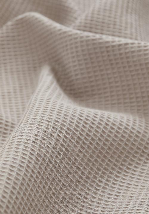 H&M - Waffled bedspread - beige
