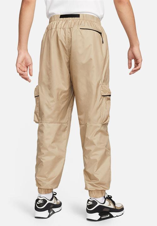 Nike - Nike Tech lined woven pants- khaki & black
