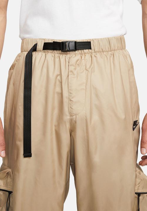 Nike - Nike Tech lined woven pants- khaki & black